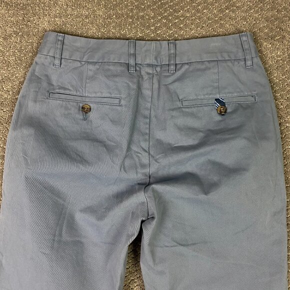 Peter Manning Classic Fit Chino Pants Men's 29 x 27 Actual 29 x 26.5 Blue Cotton - Picture 4 of 14